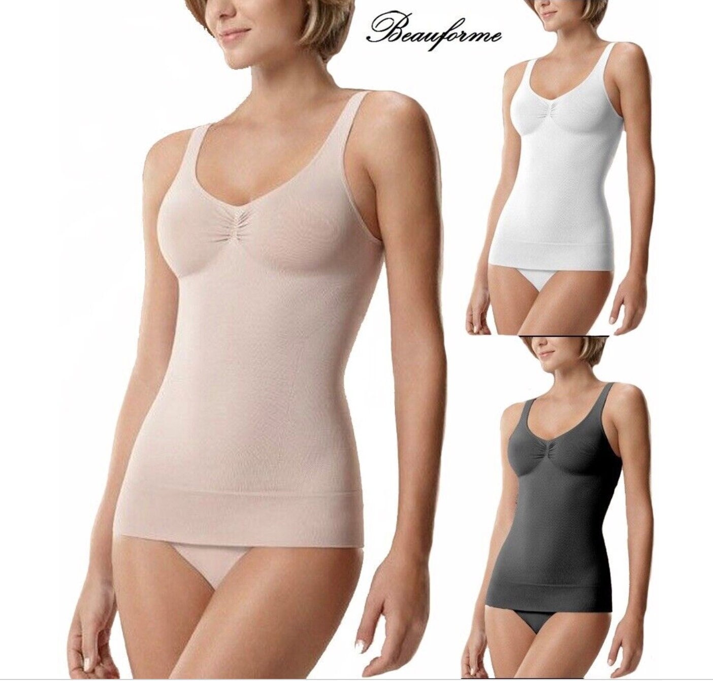 Women Seamless Vest Cami Shaper Body Shapewear Slimming Tank Top