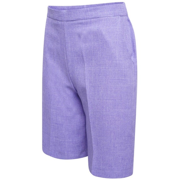 Ladies elasticated deals waist shorts