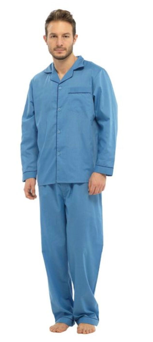 Mens Easy Iron Poly Cotton Pyjamas Pyjama SET PJ'S by Sleepy Joes Etsy