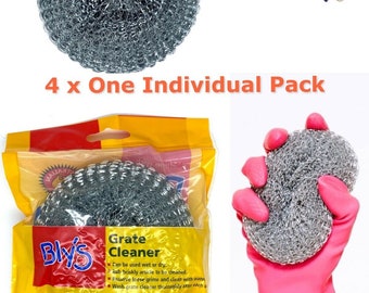 Large Tough Metal Scourers Cleaner Kitchen BBQ Commercial Heavy Duty