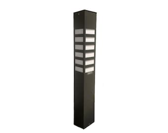 Decorative Bollard Light - 30" (75cm) Driveway Post Lights, Decorative Garden Lights Wired, LED Lawn Lighting, IP65 Outdoor Garden Light