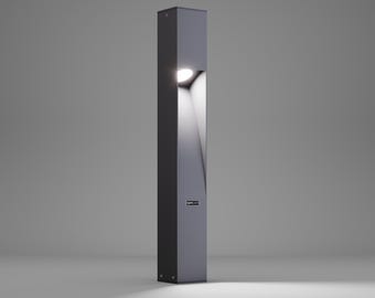 Modern LED Outdoor Bollard Light – Waterproof Aluminum Pathway & Garden Lamp