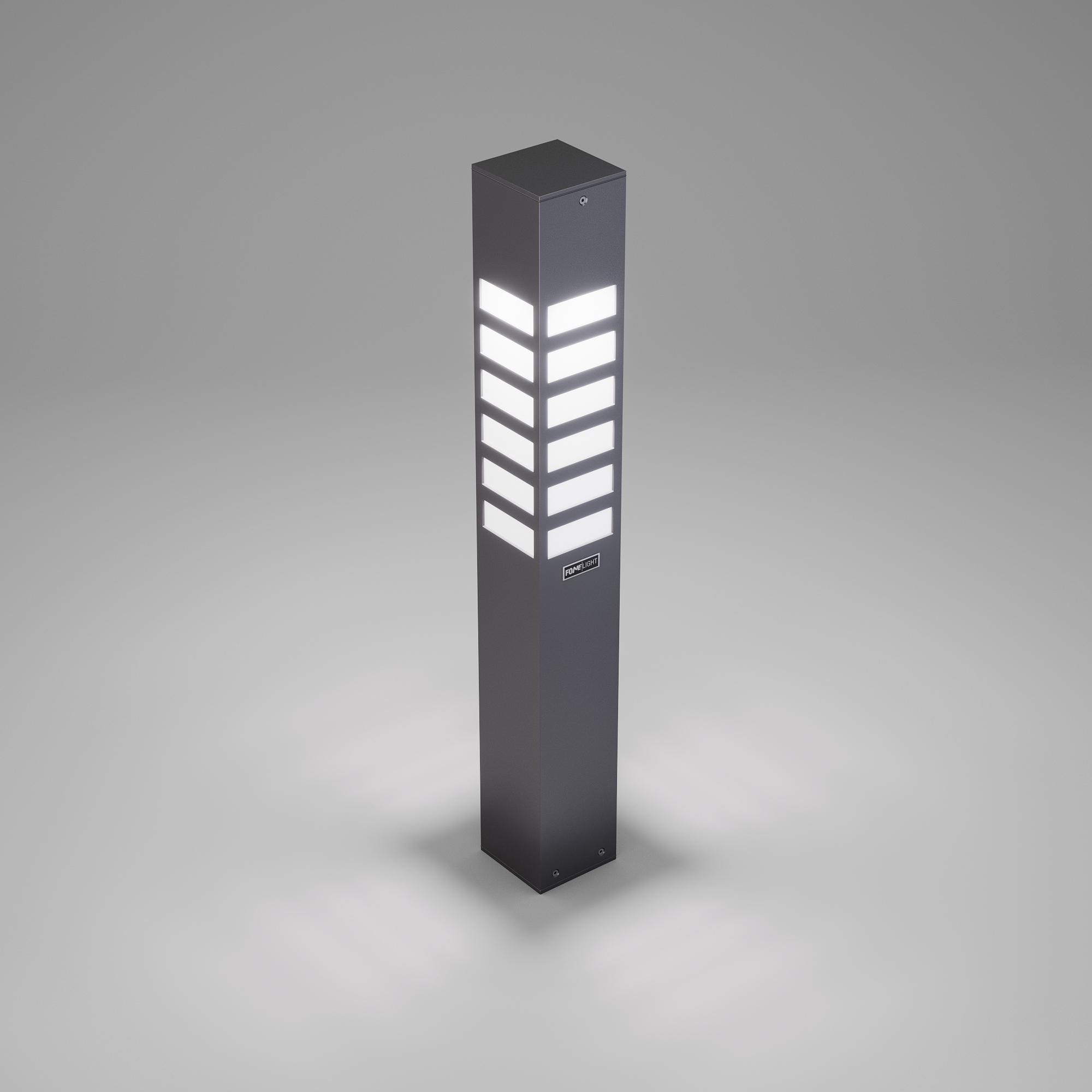 thumbnail image 2 of Decorative 75cm Outdoor LED Bollard Light – Waterproof Wired Garden / Pathway Driveway Post Lamp (29.5") - UK 2 of 9