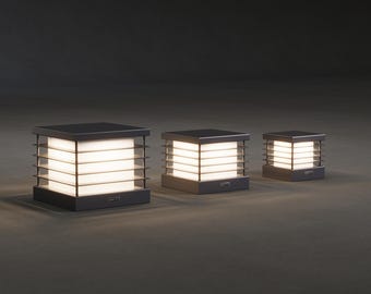 Luxury LED Outdoor Column Lamp – Modern Garden & Patio Pillar / Fence Post Light – Gala-340