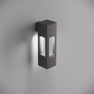 Modern Outdoor Wall Sconce – LED Wall Light Fixture (Model AKA010-APK35) for Porch, Entryway, and Doorway – Stylish 240mm Wall Mount Lamp