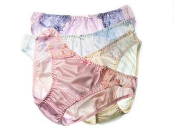Vintage Satin Nylon Panties