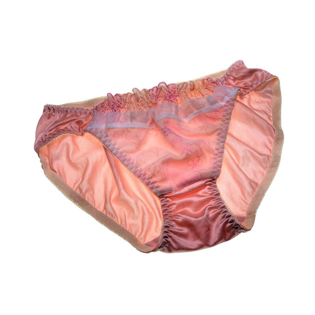 4 Pack Satin Nylon Panties 