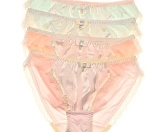 Secret Treasures Full Figure Hipster Panties 6 Pair Size 0x/10 Seamless for  sale online