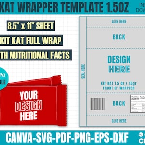 Stitch and Angel Candy Bar Wrapper 5.2 X 5.8 Printable Labels Bar