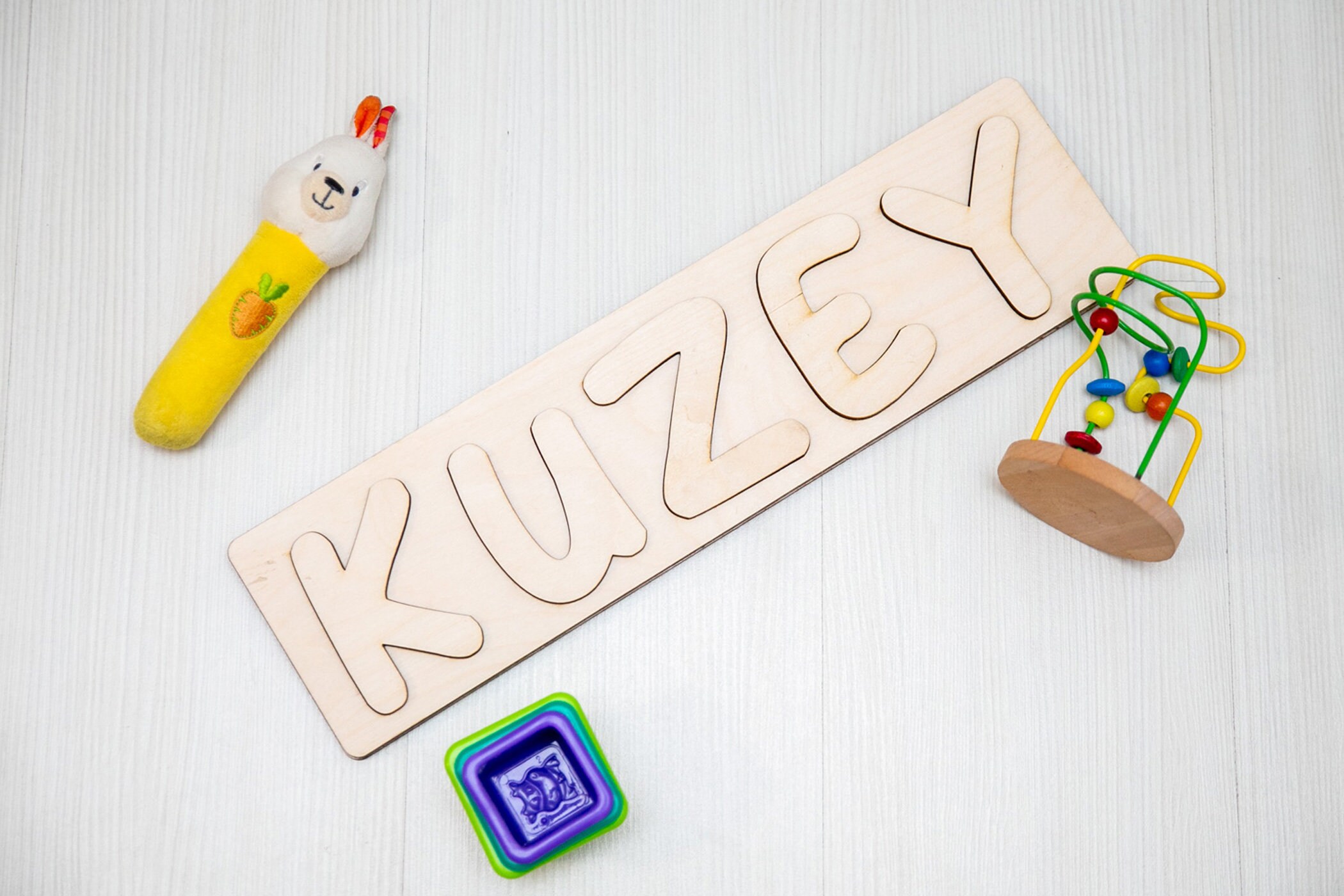 Name Puzzle Template Svg Personalized Name Wood Puzzle Svg Etsy Australia