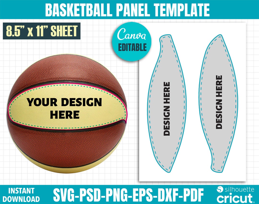 Basketball Panel Template Svg, Blank Basketball Panel Template, Canva Basketball Panel Template Svg, Blank Basketball Panel Template, Canva