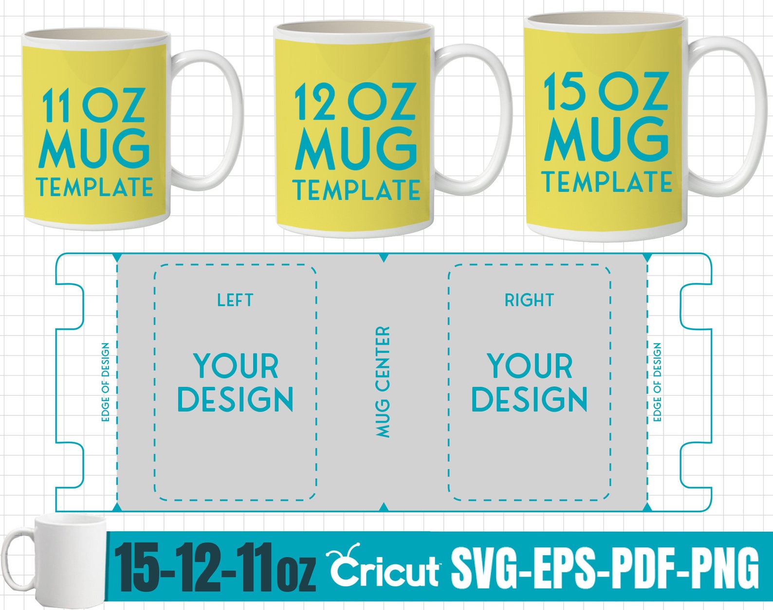 Mug Wrap Template