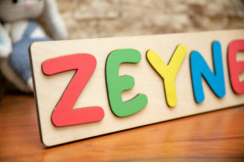 Name Puzzle Template Svg Personalized Name Wood Puzzle Svg Etsy Australia