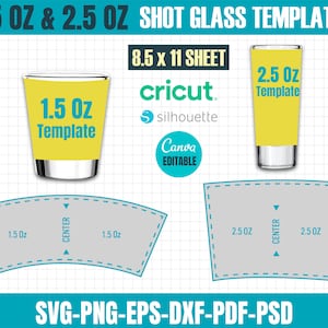 2.5 Oz. Metal Shot Glasses  Custom Printed As Low As $2.64