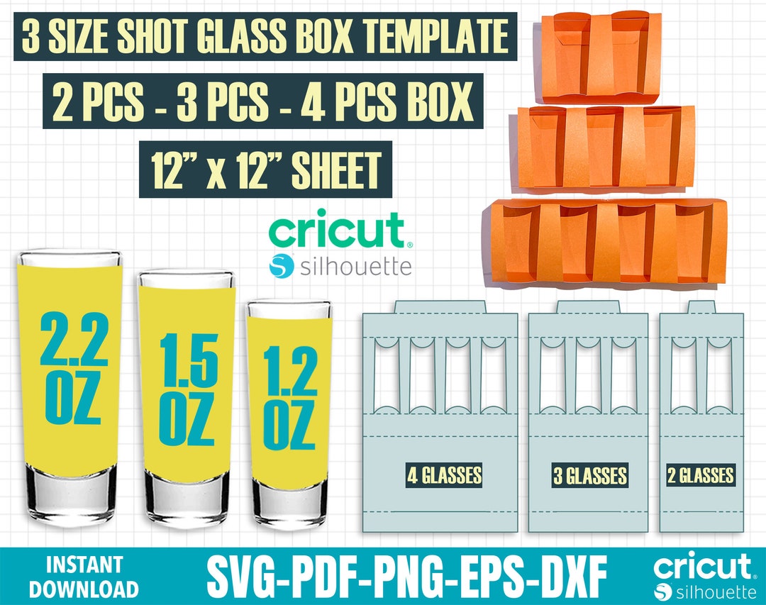 Shot Glass Box Template Bundle Shot Glass Box Template Shot Glass Box Shot Glass Box Template Bundle Shot Glass Box Template Shot Glass Box