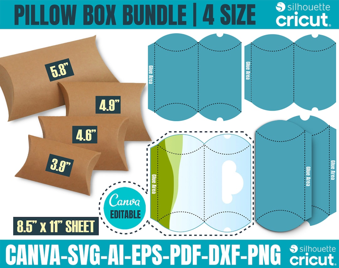 Pillow Box Template Svg Bundle Pillow Boxes Svg Favor Box Template Pillow Box Template Svg Bundle Pillow Boxes Svg Favor Box Template