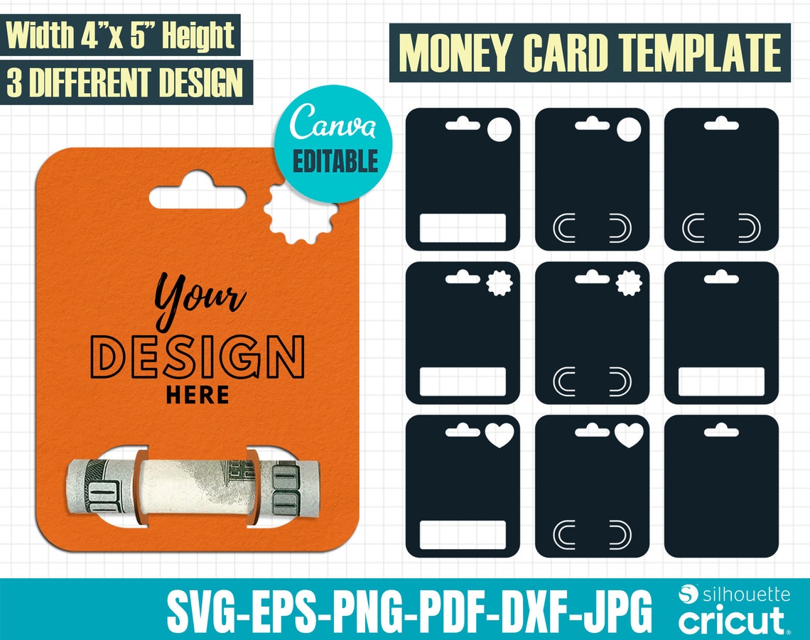 Money Holder Card Template Svg Money Holder Card Gift Card Etsy Australia Money Holder Card Template Svg Money Holder Card Gift Card Etsy Australia
