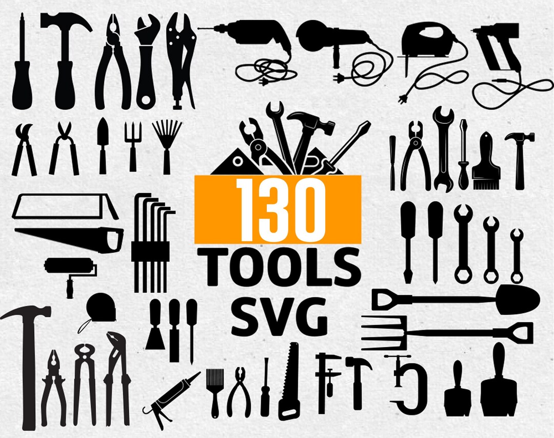 Tools Svg, Tool Svg, Mechanic Tools Svg, Svg Files for Cricut, Tool PNG