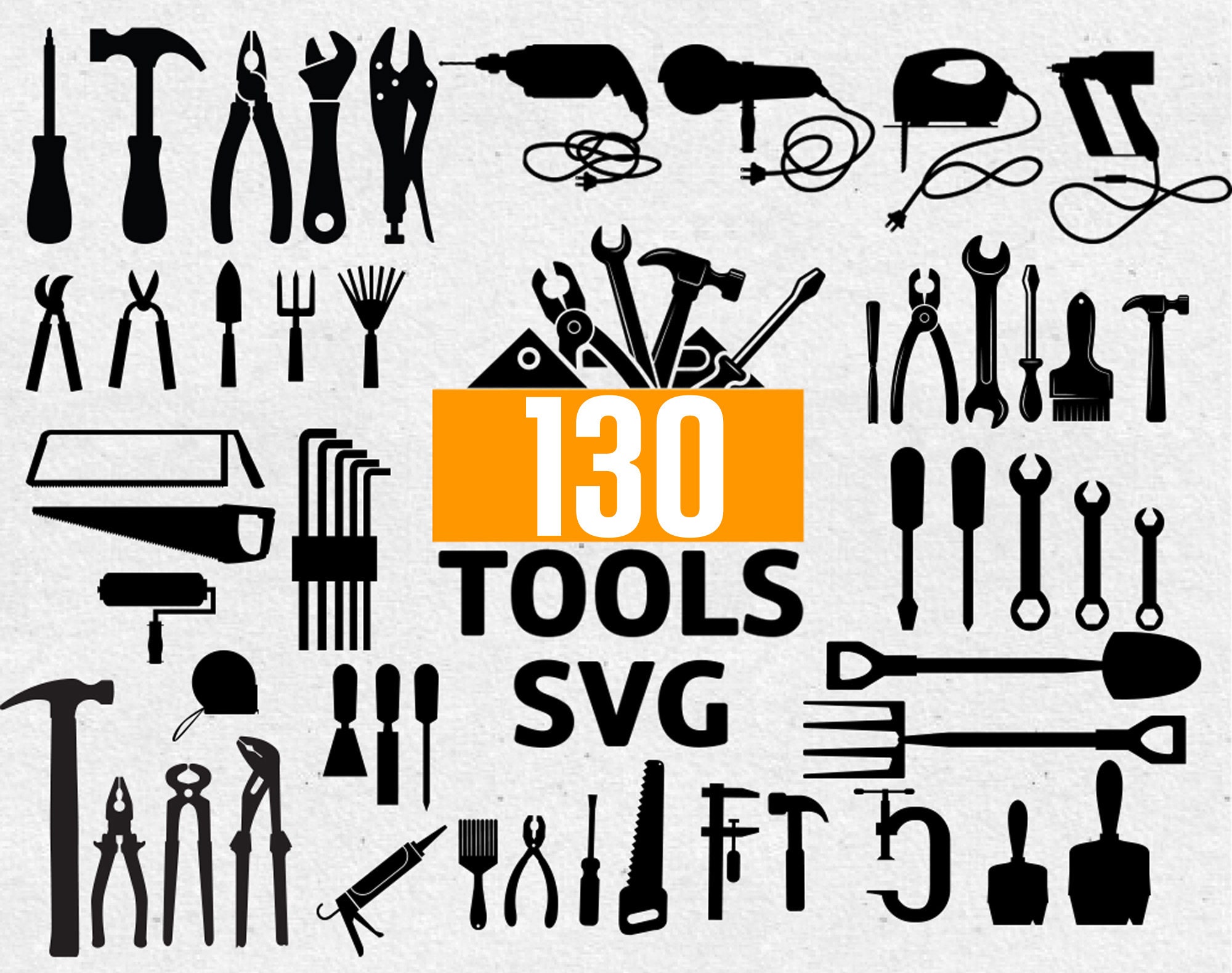 Tools Svg Tool Svg Mechanic Tools Svg Svg Files for Cricut | Etsy UK