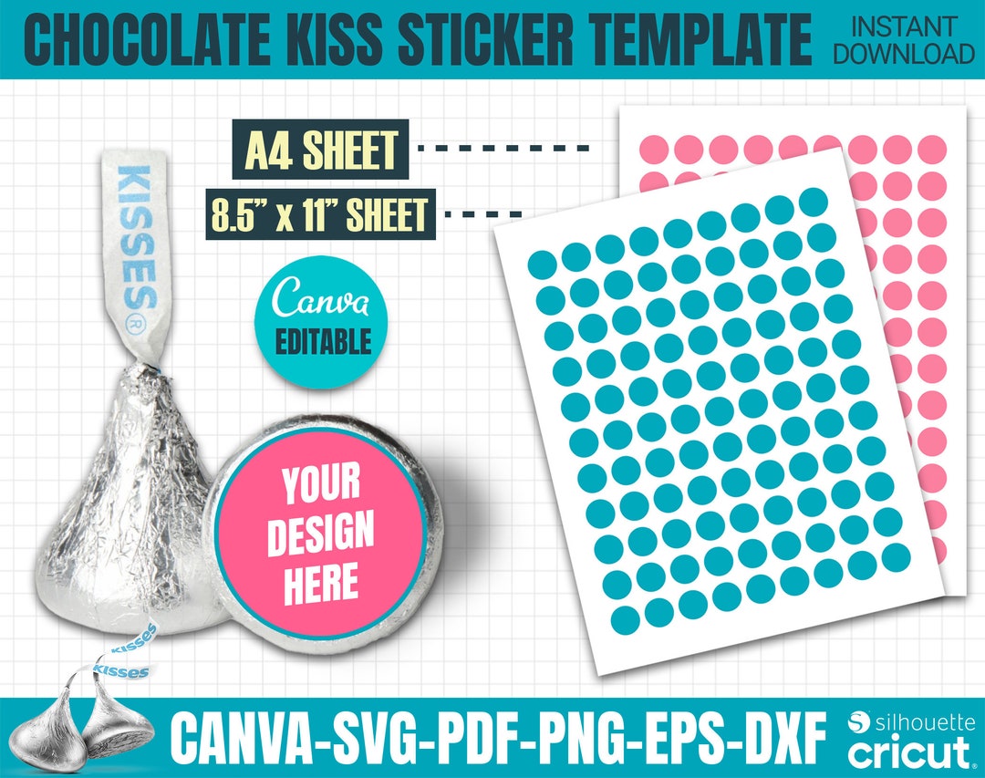 Hershey Kiss Sticker Template SVG Hershey Kiss Sticker Blank Etsy México Hershey Kiss Sticker Template SVG Hershey Kiss Sticker Blank Etsy México