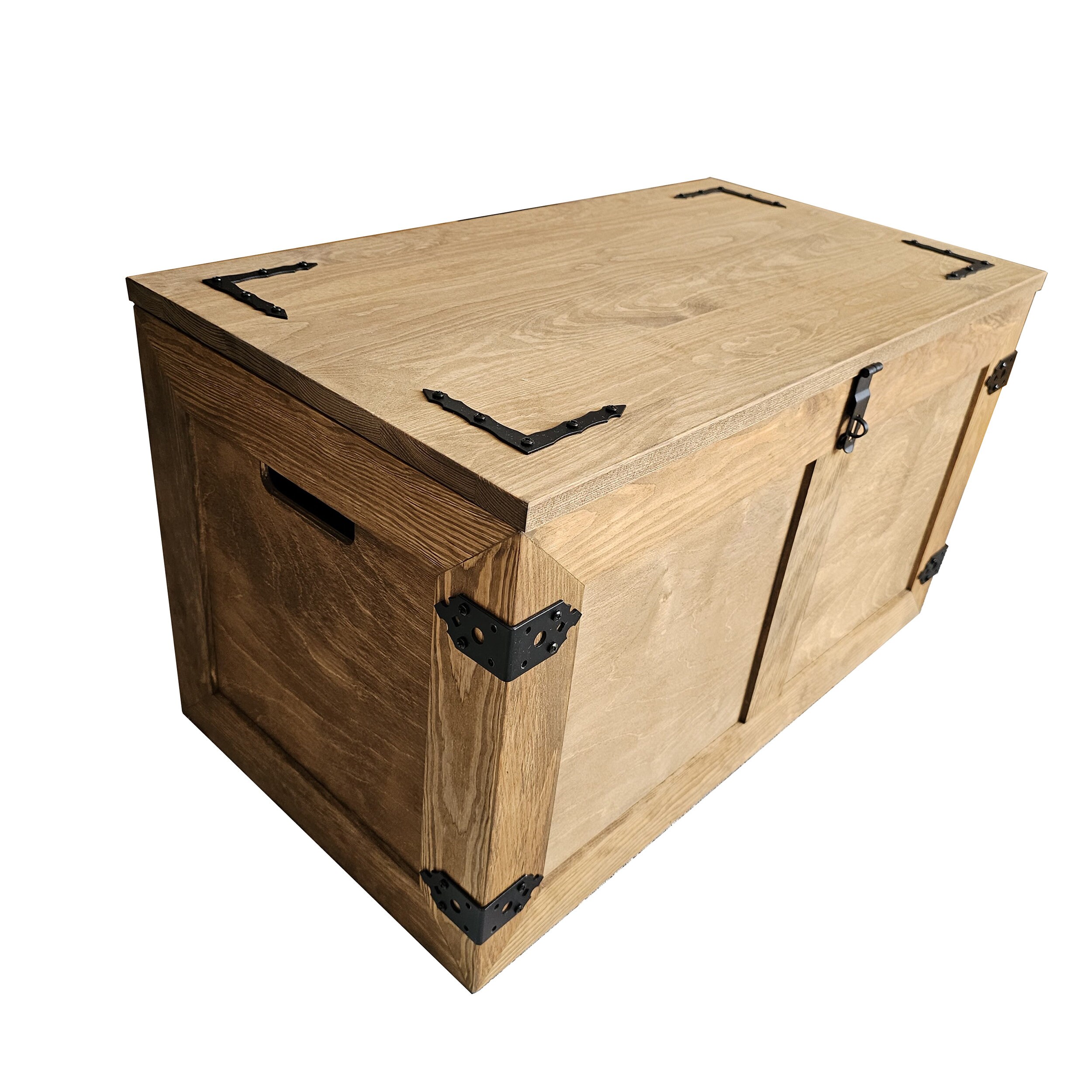 Wooden Chest Table With Lid Storage Chest Cofee Table Etsy