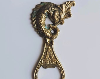 Vintage Bronze Dragonfly Bottle Opener USSR, Collectible Beer Opener