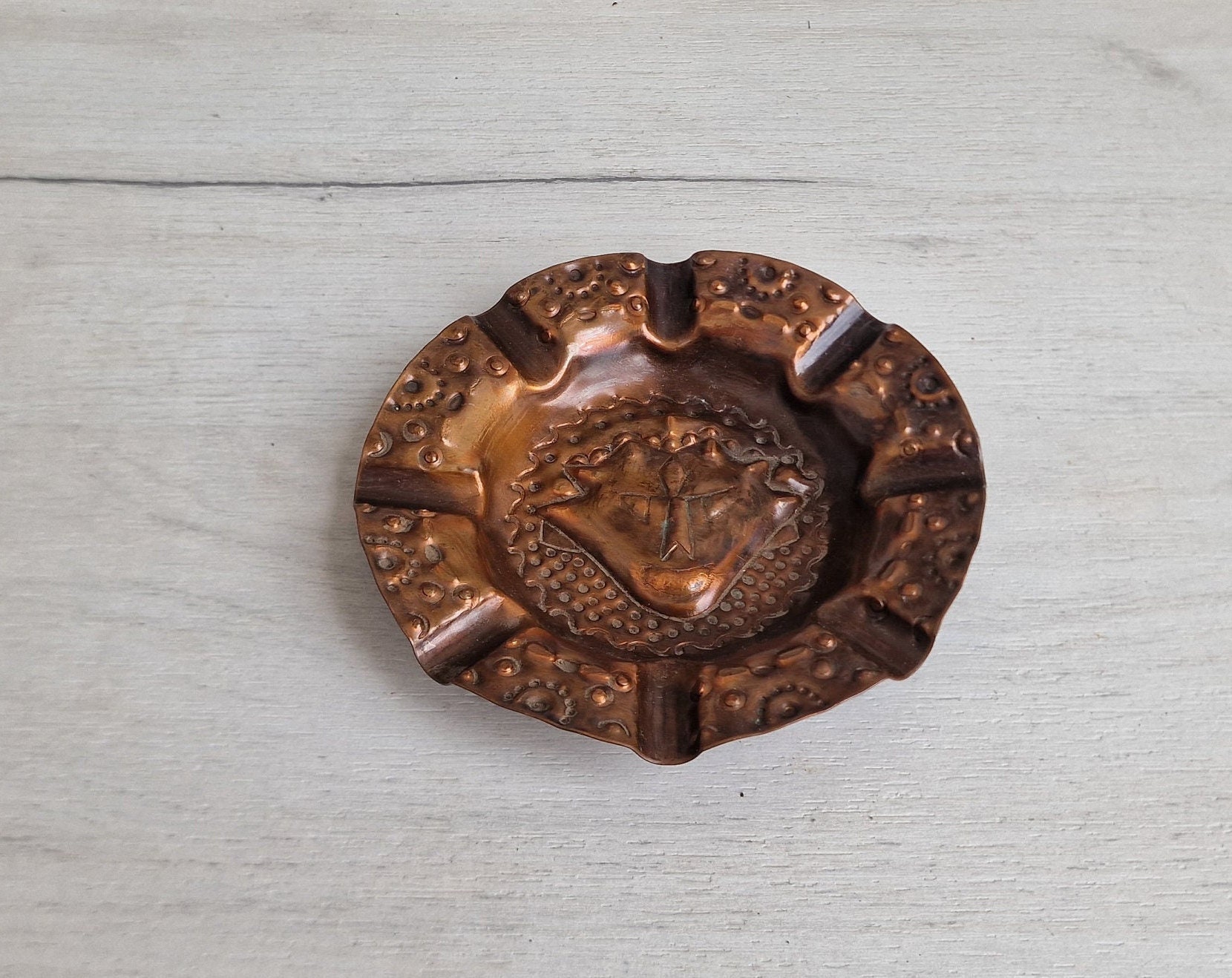 銅の灰皿 - Etsy 日本