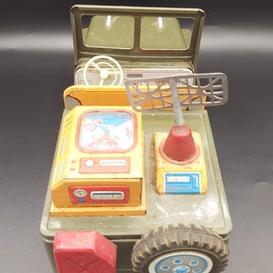 Vintage Rare Space Radar Jeep Tin Toy Daiya-japan - Etsy