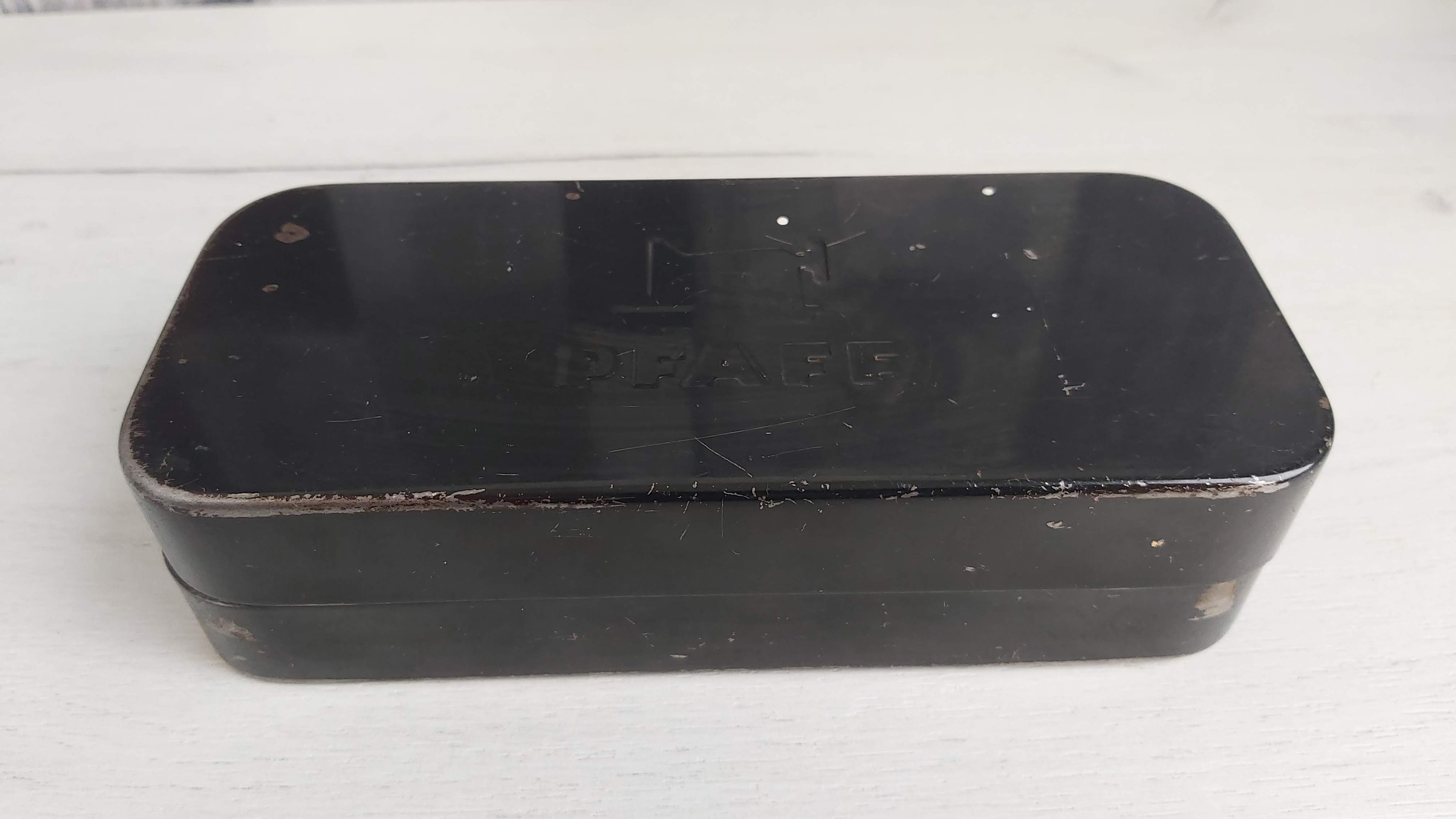 Vintage PFAFF Sewing Machine Tin Box With Some Accessories Made in