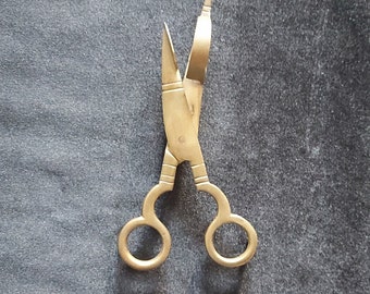 Vintage Brass Candle Snuffer Scissors