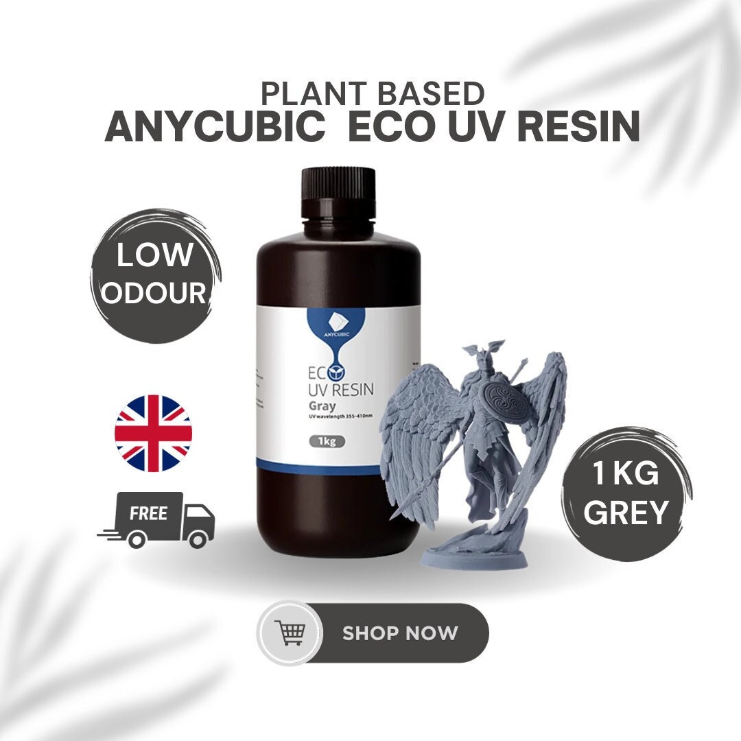 ANYCUBIC 3D Résine Plant-based d'origine végétale 405nm UV Rapid Resin pour imprimante  3D SLA