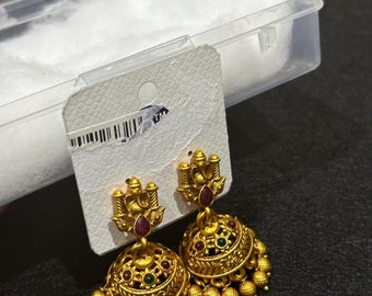 temple jewellery jhumka jhumkas traditional jewellery earrings temple jewellery earrings USA Uk