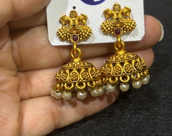 temple jewellery jhumka jhumkas traditional jewellery earrings temple jewellery earrings USA Uk