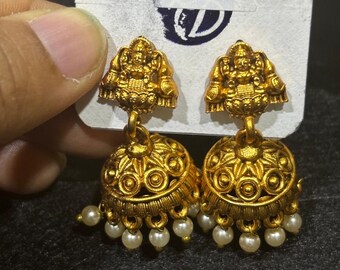 temple jewellery jhumka jhumkas traditional jewellery earrings temple jewellery earrings USA Uk