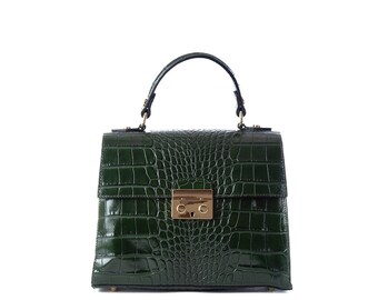 green brahmin crossbody