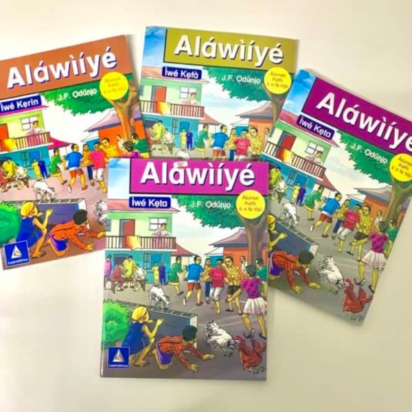 Alawiiye by J.F Odunjo - Yoruba Workbooks/Textbooks (Children and Adults) - 6 Parts