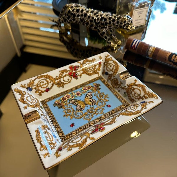 Luxury Cigar Ashtray-Smoke Accessories Smoking Holder Room Decoration Gift