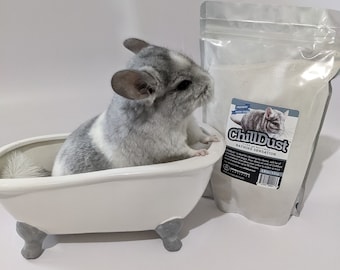 ChillDust™ Premium Dust Bath For Chinchilla or Degus Sold by the Pound, Dust Bath, Chinchilla Bath, Degus Bath, Pumice, Pumice Stone