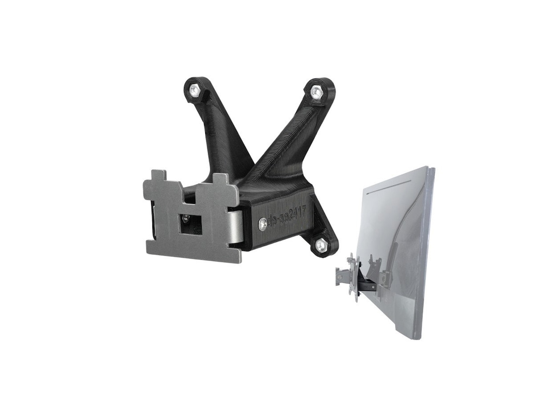 3IDEE Adattatore VESA 75x75 Mm Per Monitor DELL – Compatibile Con S2216M, S2316H, S2416H, SE2416HX E Altri – In PLA Biodegradabile, Set Viti Incluso