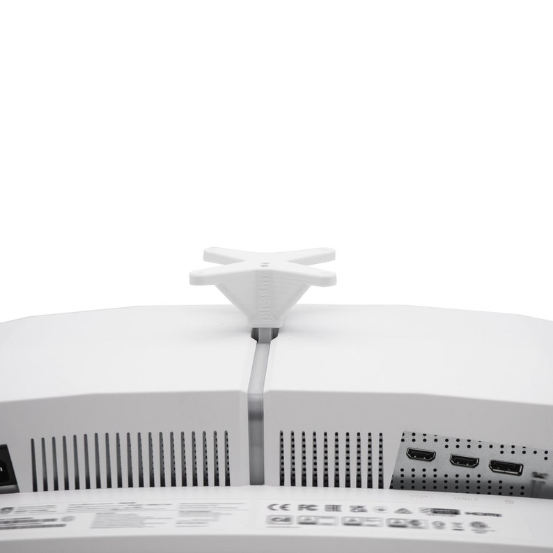 Philips Monitorhalterung mit VESA Standard 75x75mm: Ideal für Schreibtisch- und Wandmontage, erleichtert flexible Monitorpositionierung.