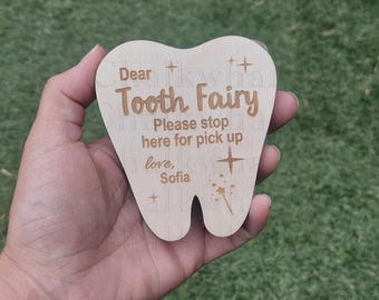 Personalized Tooth Fairy Box: Baby Keepsake, Lost Tooth Holder