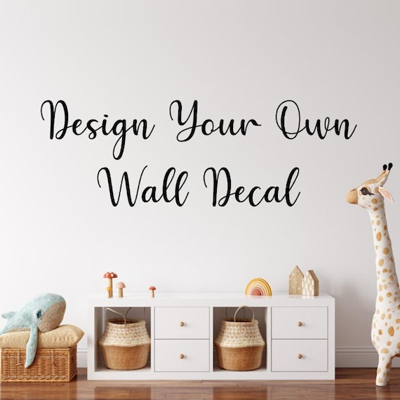 Personalized Vinyl Wall Art Decal: Custom Quote Sticker