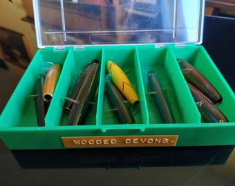 cumbrian museum fishing lure Mid‑century Devon Lure Set — Cumbrian Angler's Three‑season Collection  (c.1950s–1960s)