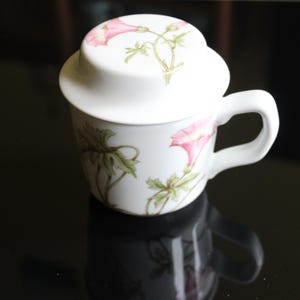 Vintage/retro Pillivuyt mug, filter and lid