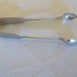 Victorian Solid Silver Sugar Tongs