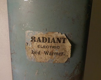 Vintage RADIANT electric bed warmer (untested)