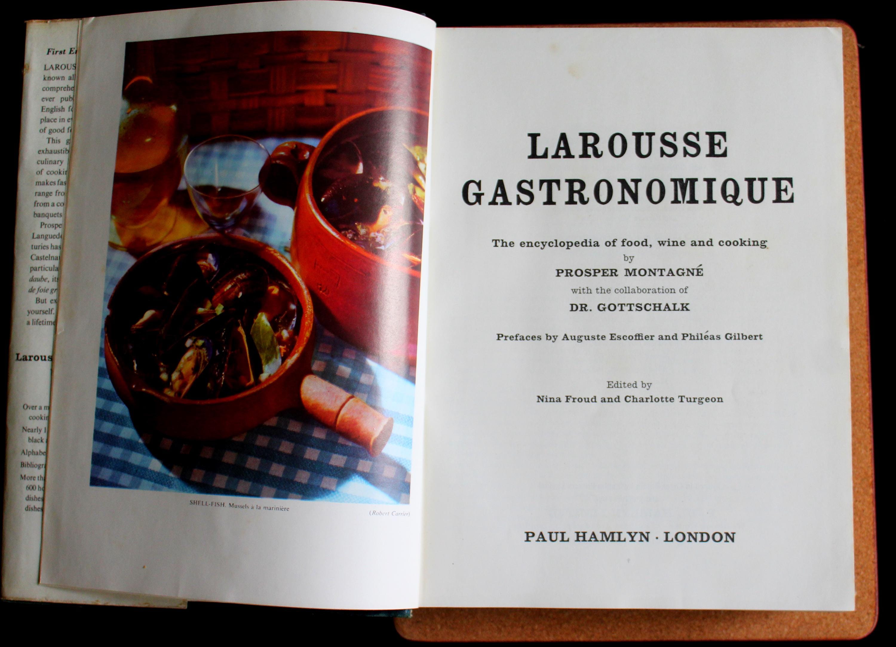 Larousse Gastronomique, 1st English Language Edition 1961 - Etsy