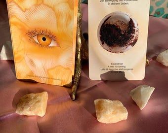 Golden Eye Oracle Cards in German and English | Oracle cards | Coffee ground reading | Tarot card reading | Spirituality | Esotericism