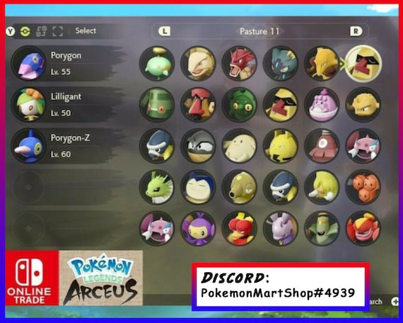 Pokemon Arceus Legends Home Complete Pokedex & Alpha Shiny Pokemon!!
