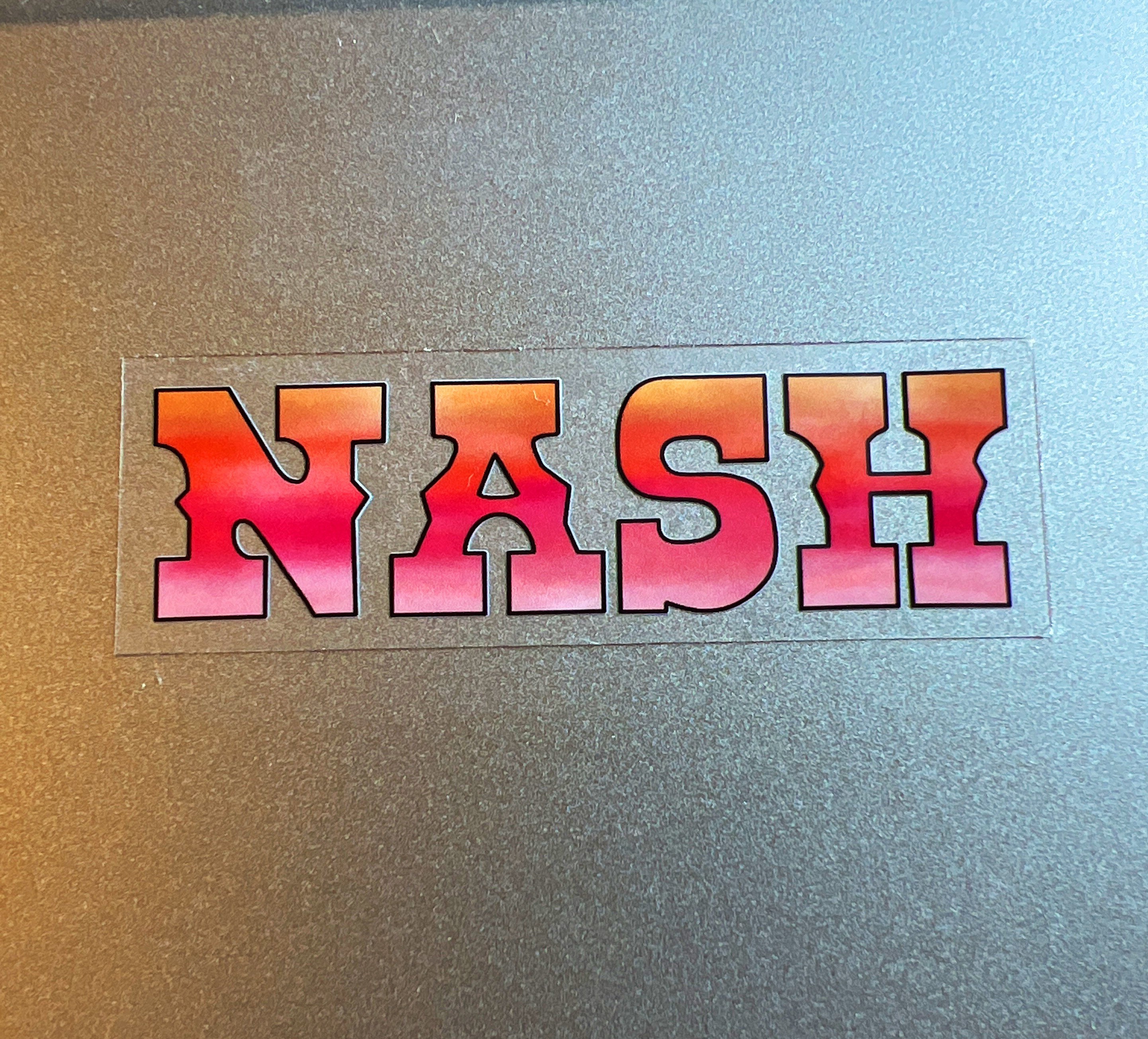 NASH Sticker With Clear Background - Etsy